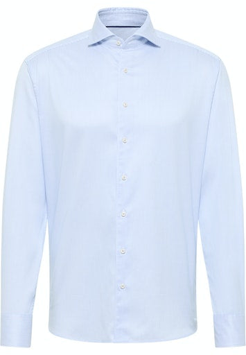 Hemden lange mouw blauw ETERNA