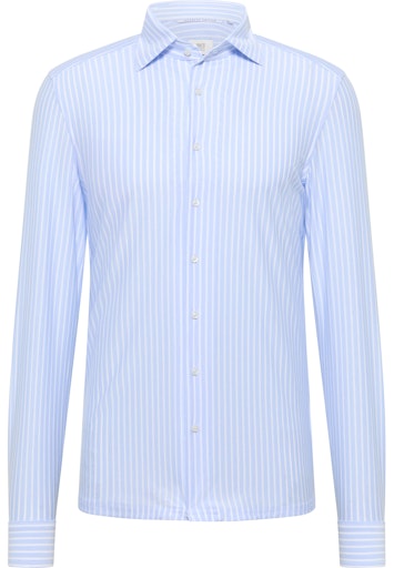 Hemden lange mouw blauw ETERNA