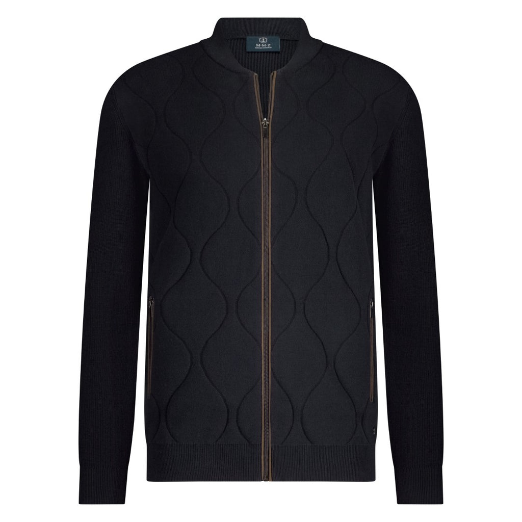 Cardigans navy Marco Manzini