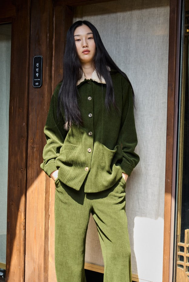 Broeken groen ICHI