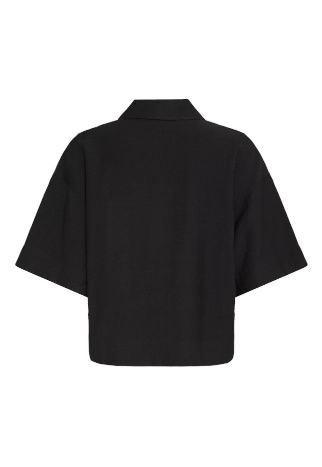 Blouses korte mouw zwart ICHI