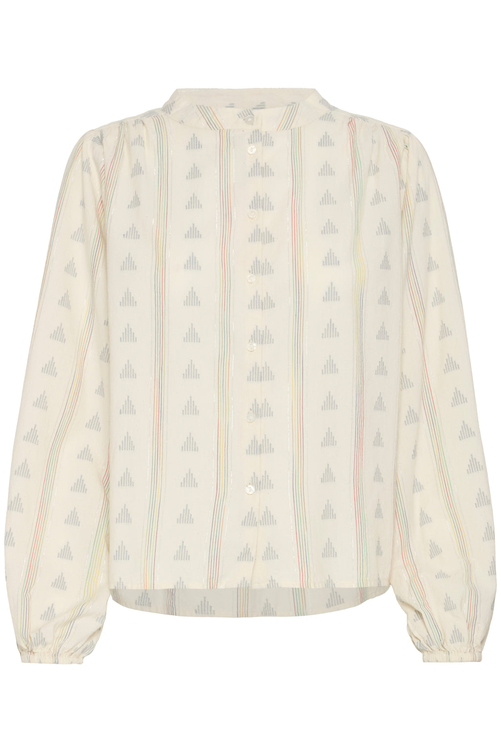 Blouses lange mouw beige ICHI