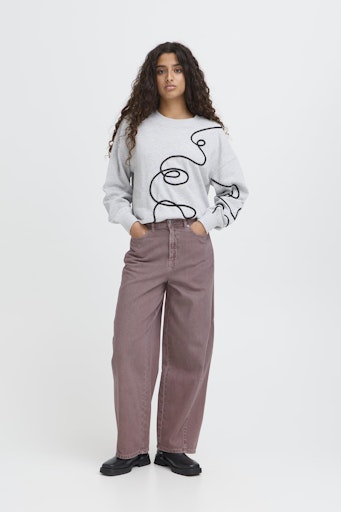 Jeans rood ICHI