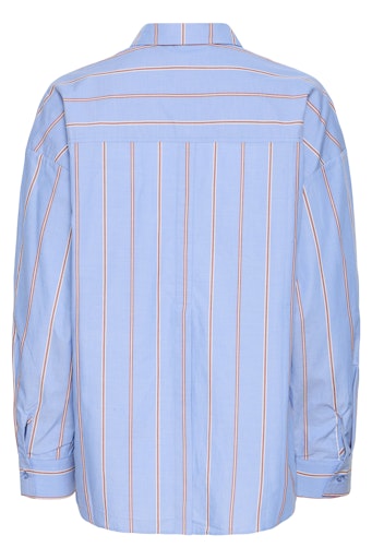 Blouses lange mouw blauw ICHI