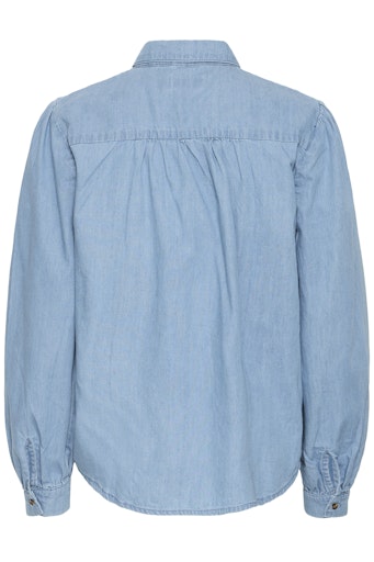 Blouses lange mouw blauw ICHI