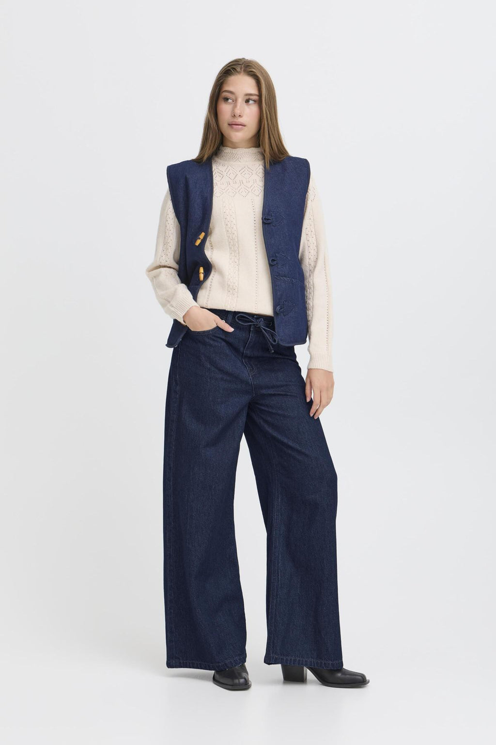 Jeans blauw ICHI