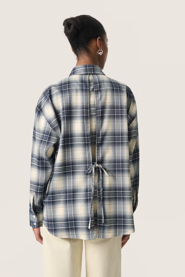 Blouses lange mouw navy Soaked In Luxury