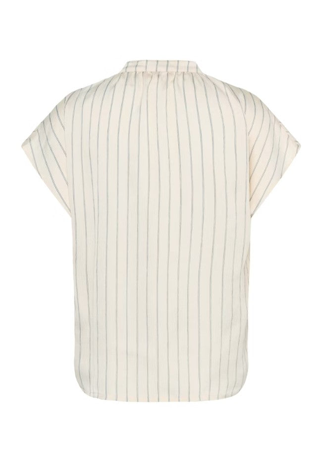 Blouses korte mouw beige Soaked In Luxury