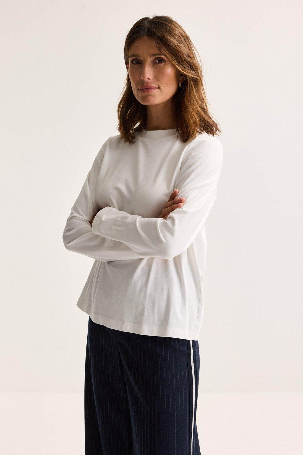 Blouses lange mouw wit Améline