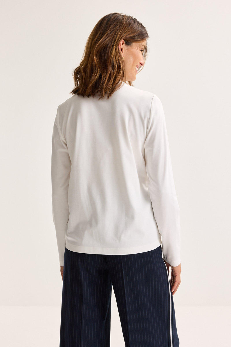 Blouses lange mouw wit Améline