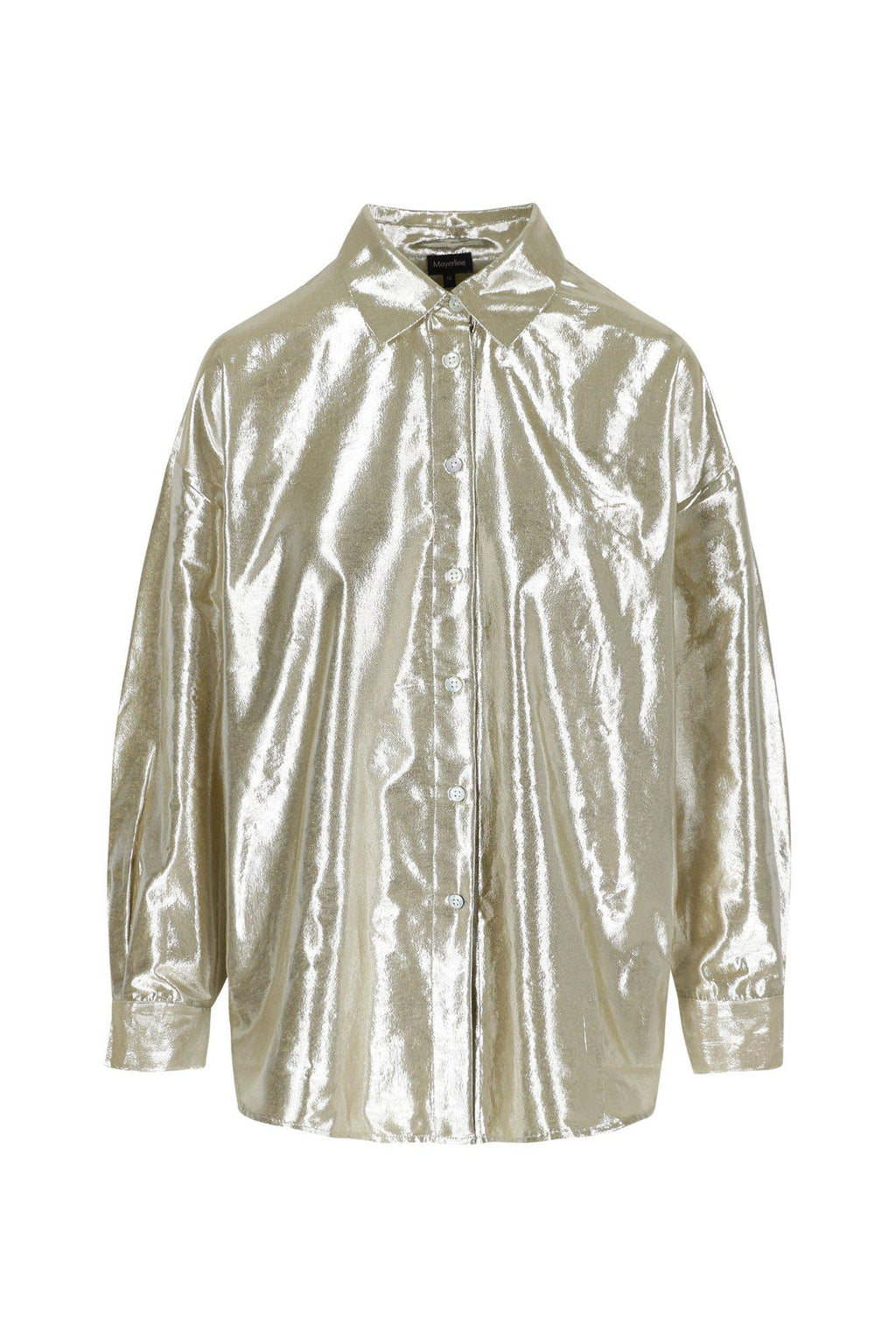 Blouses lange mouw goud Améline