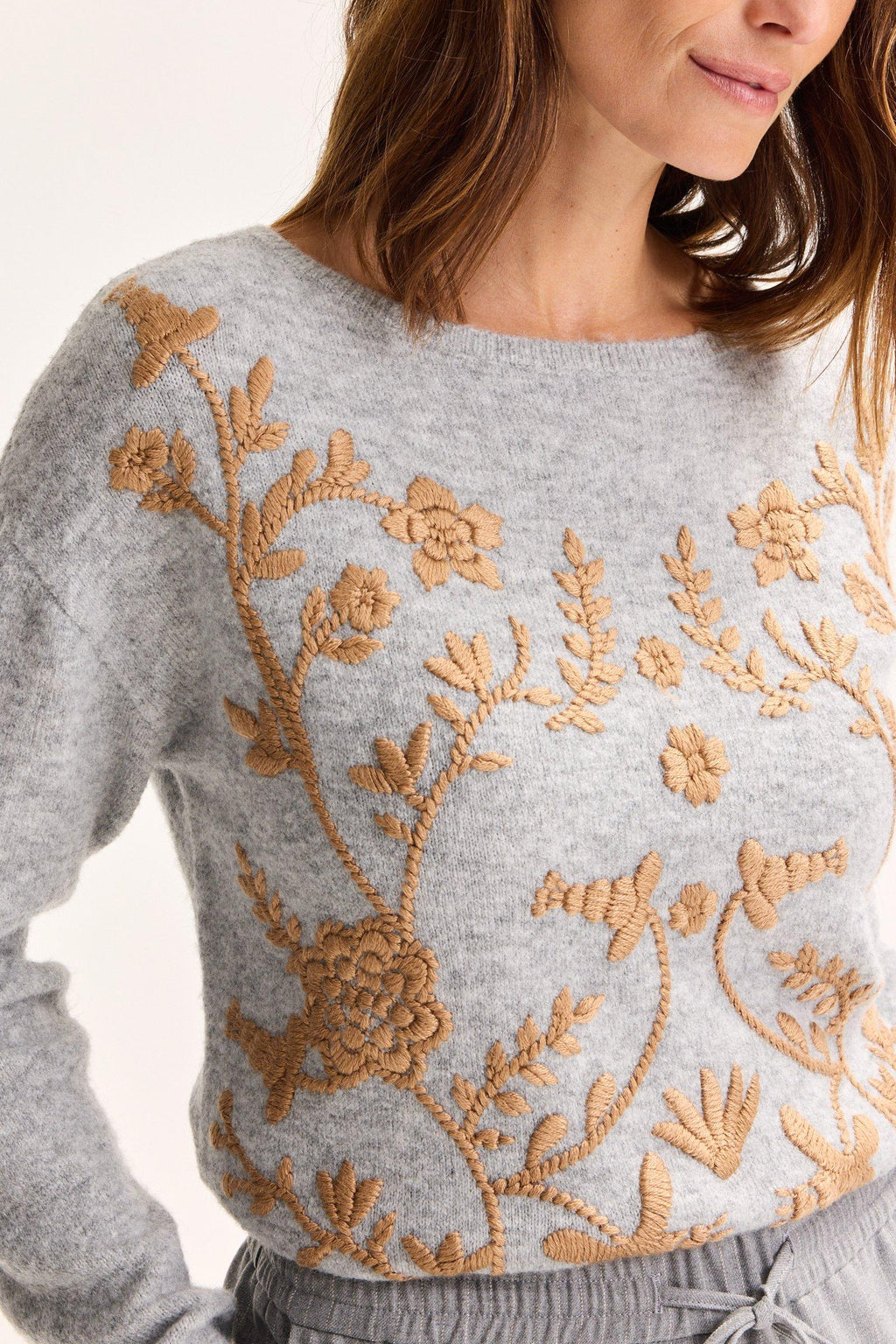 Pulls grijs Améline