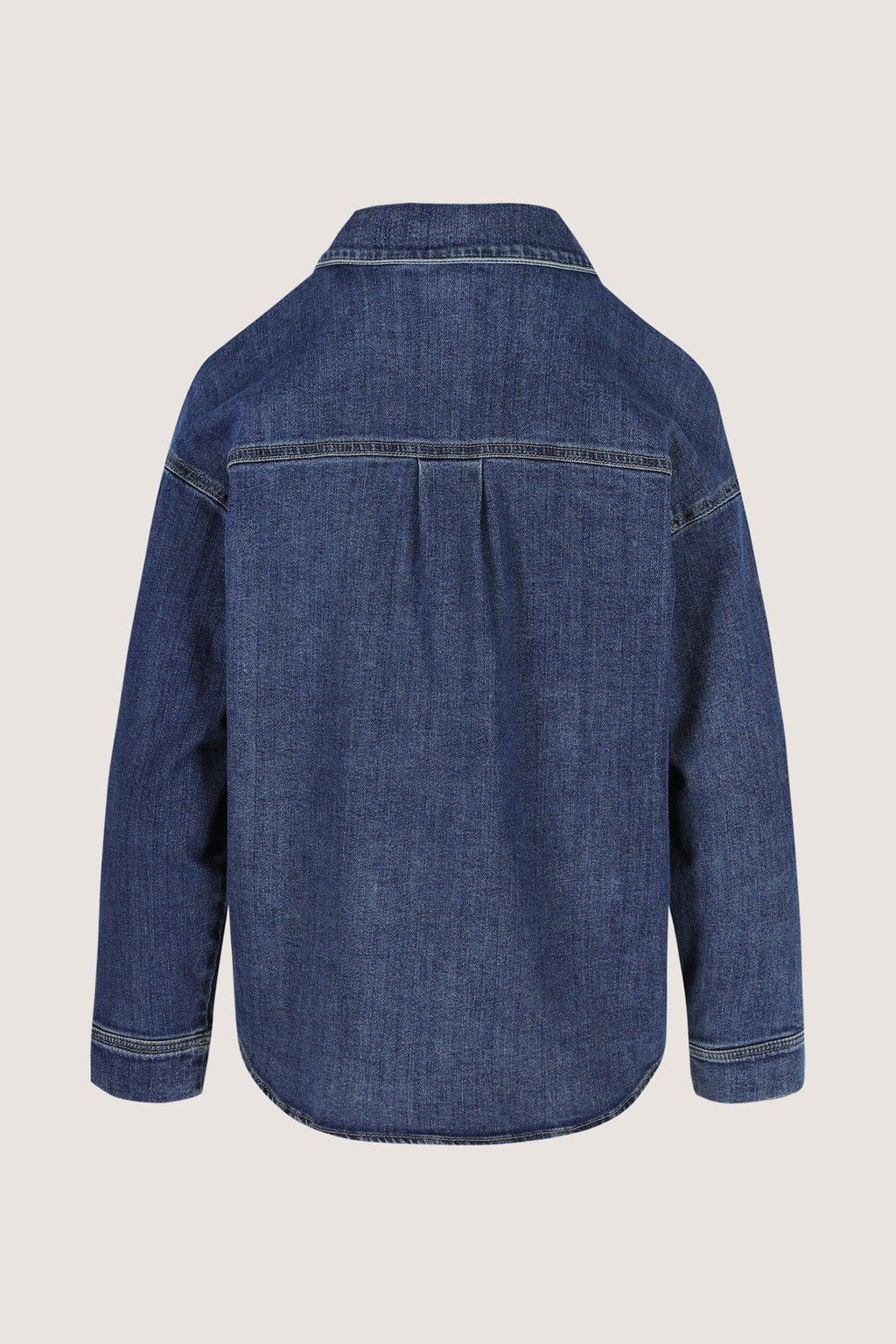 Blouses lange mouw blauw Améline