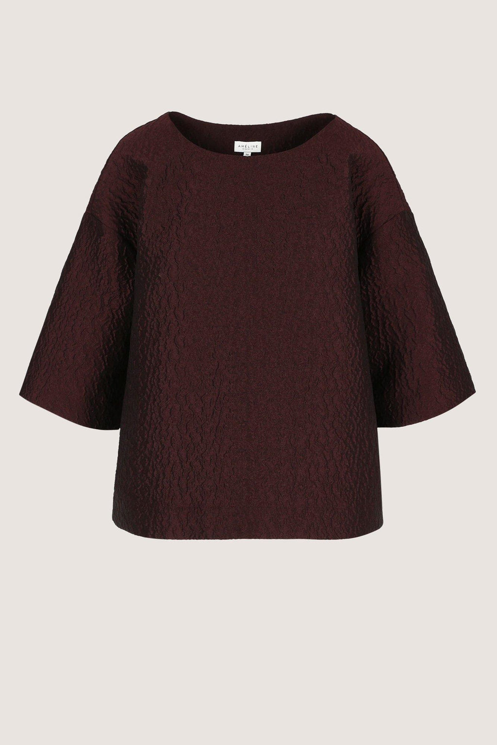 Blouses lange mouw bordeaux Améline