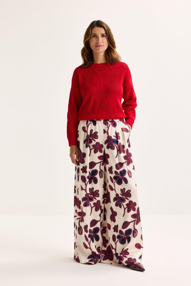 Broeken bordeaux Améline