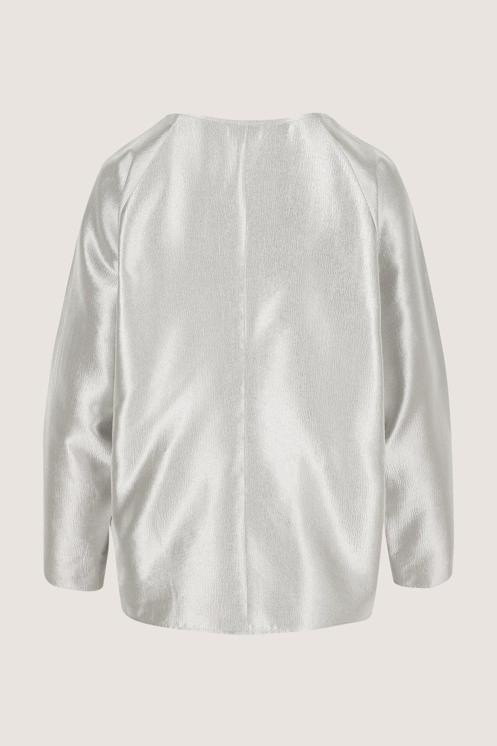 Blouses lange mouw grijs Améline