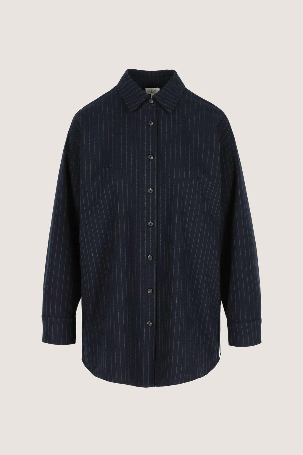 Blouses lange mouw navy Améline