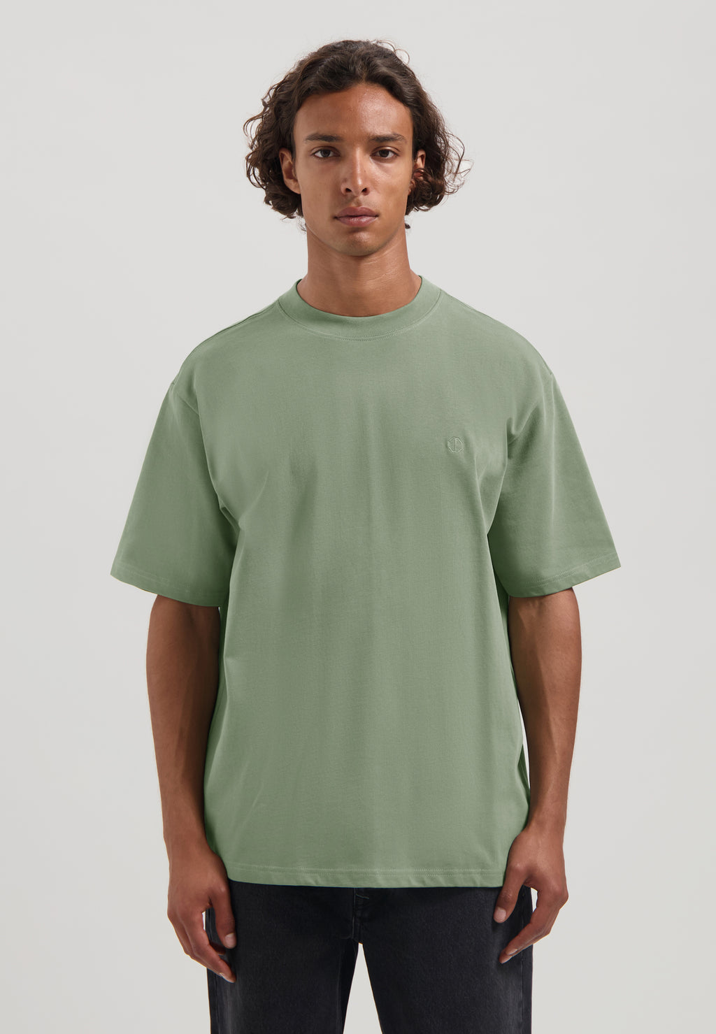 T-shirts korte mouw groen Dstrezzed