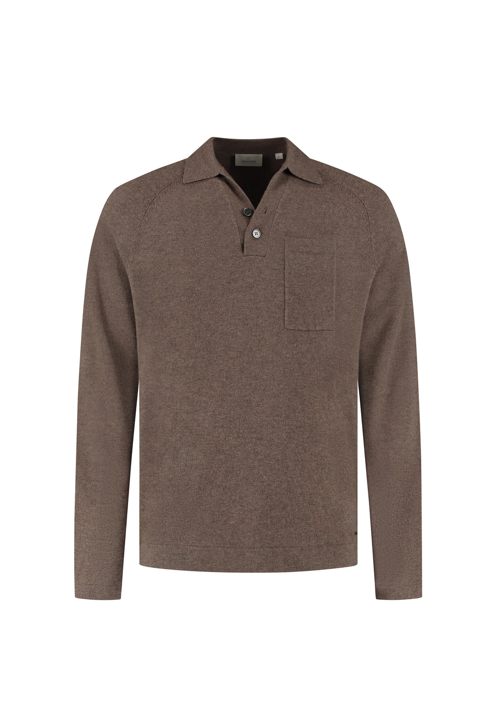 Polo's lange mouw bruin Dstrezzed