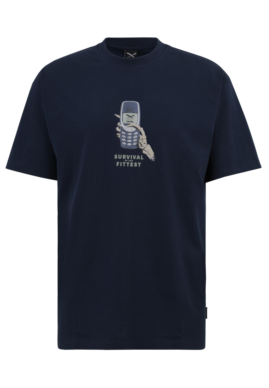 T-shirts korte mouw navy Iriedaily