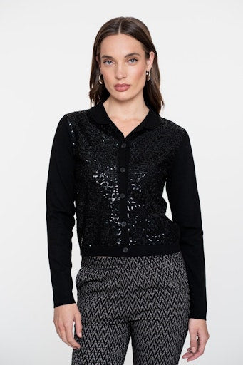 Cardigans zwart Geisha