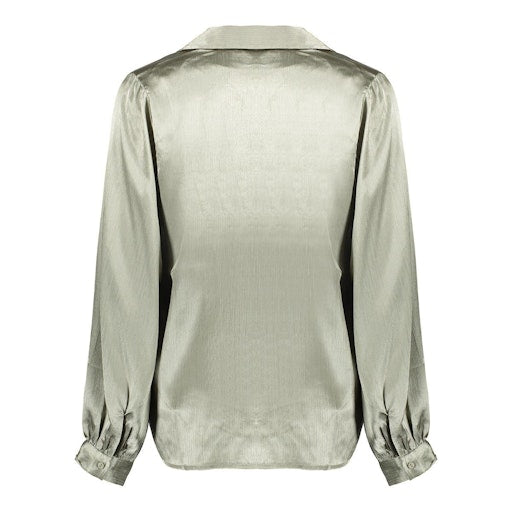 Blouses lange mouw groen Geisha