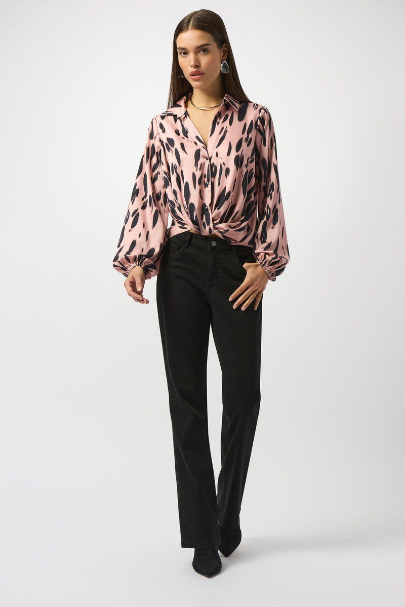 Blouses lange mouw roze Joseph Ribkoff