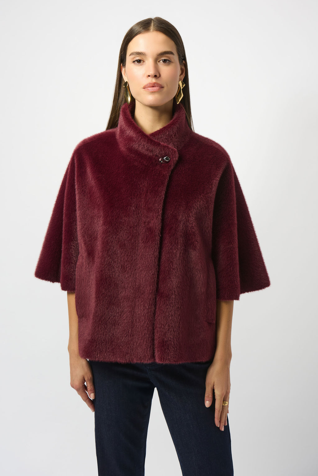 Poncho's rood Joseph Ribkoff