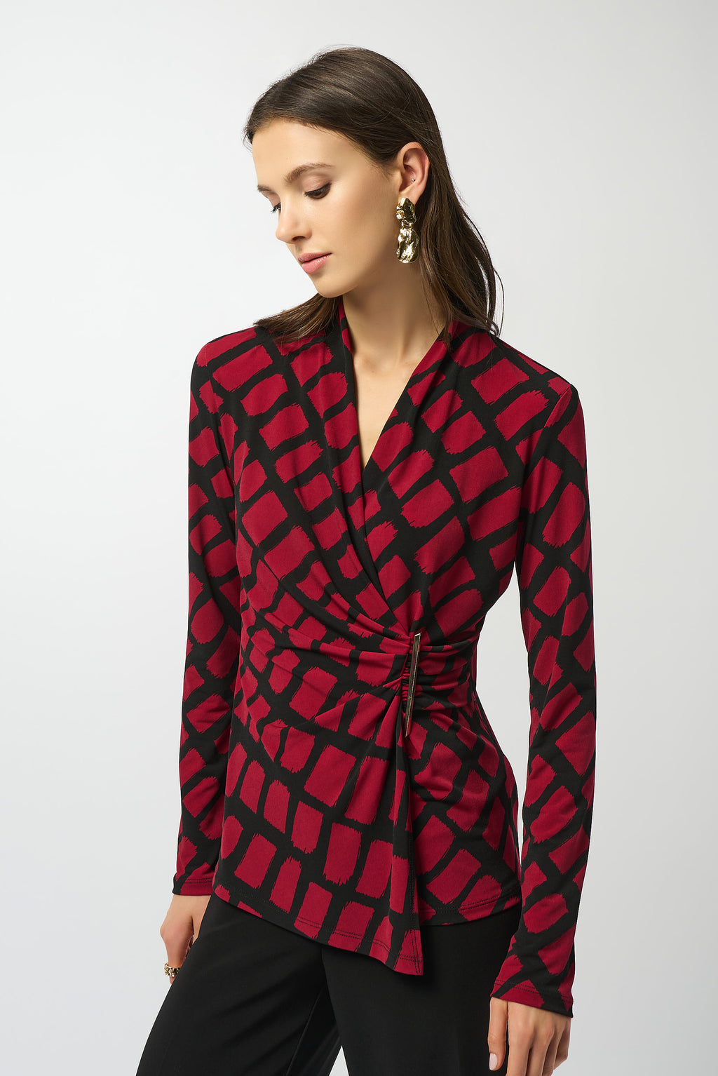 Blouses lange mouw multicolor Joseph Ribkoff