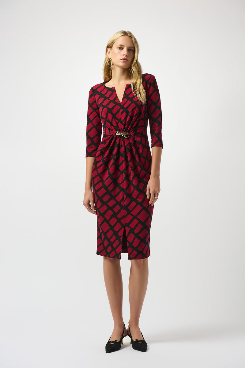 Jurken lange mouw multicolor Joseph Ribkoff