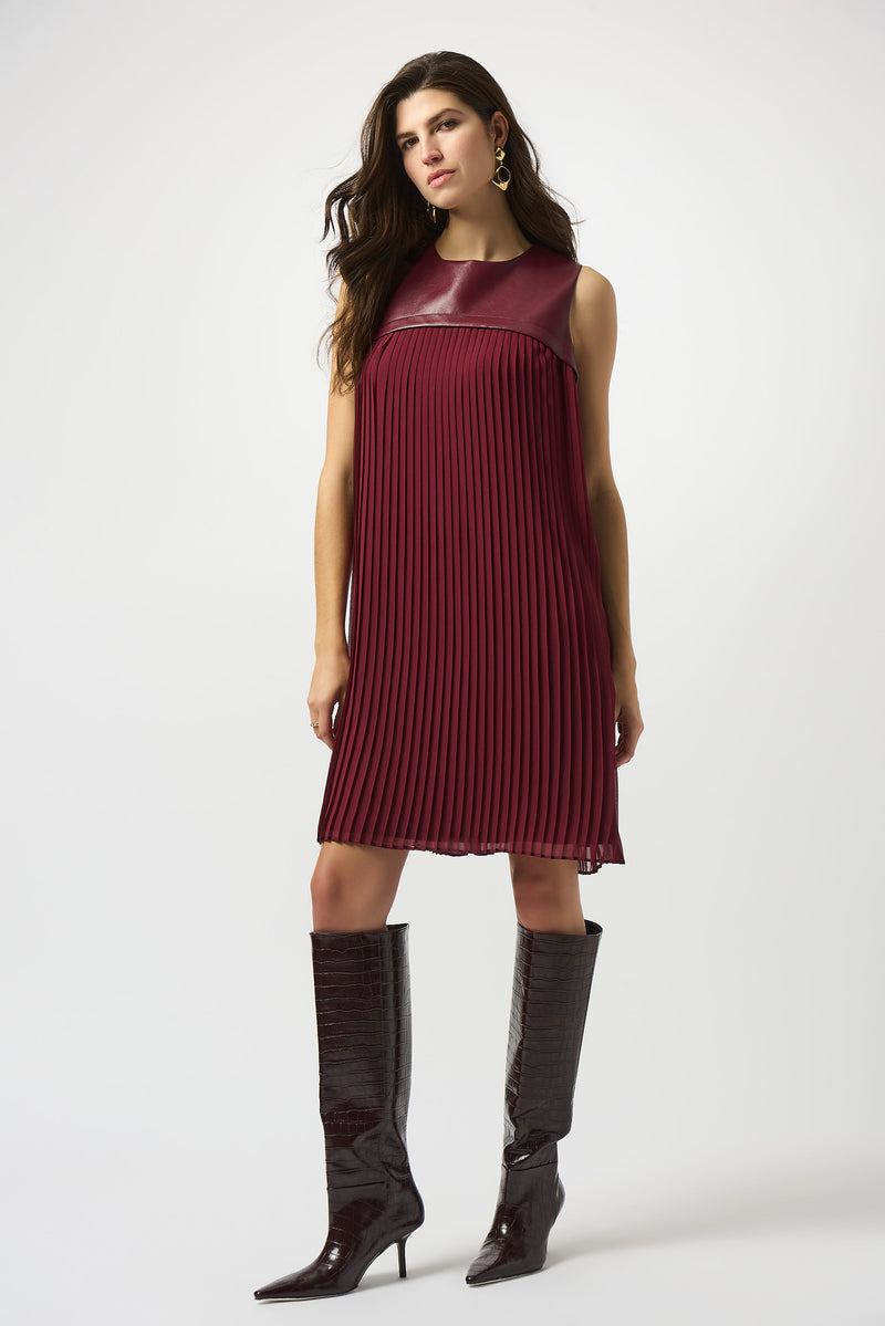 Jurken zonder mouw rood Joseph Ribkoff