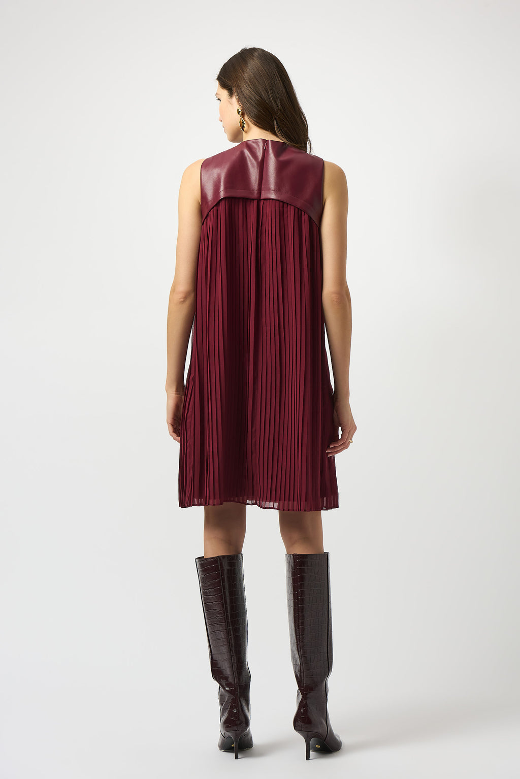 Jurken zonder mouw rood Joseph Ribkoff