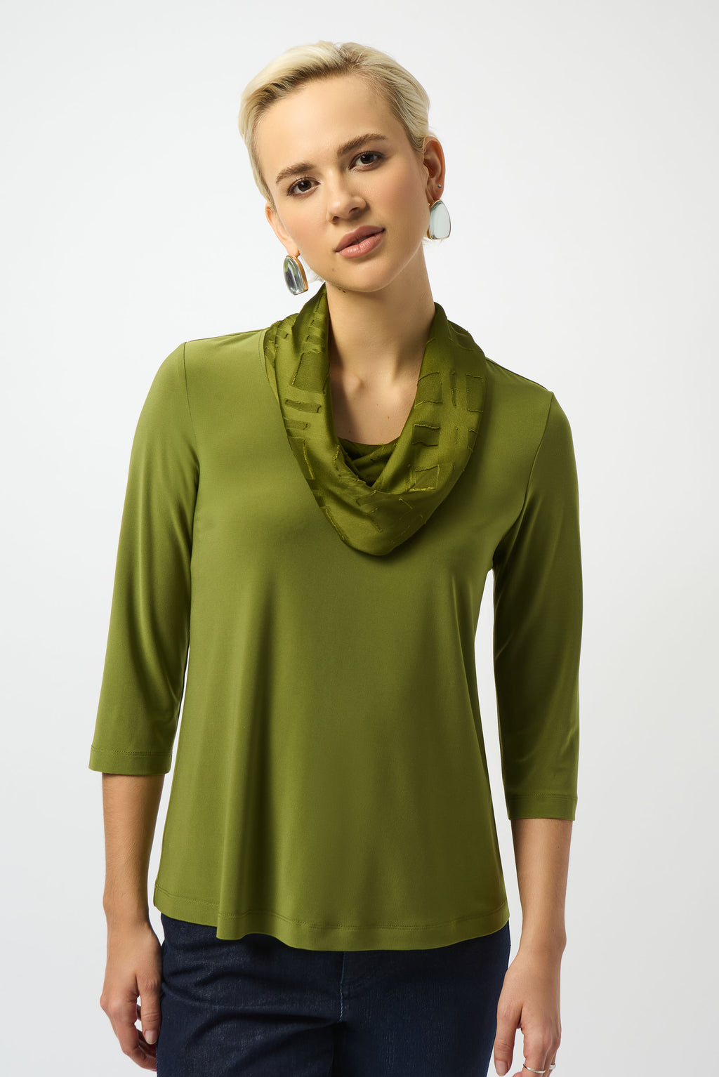 Blouses lange mouw groen Joseph Ribkoff