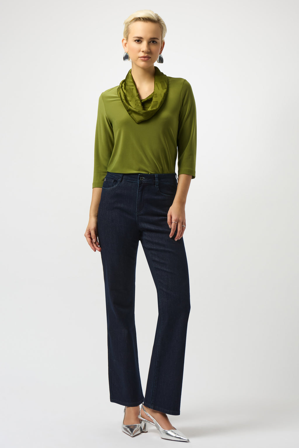 Blouses lange mouw groen Joseph Ribkoff