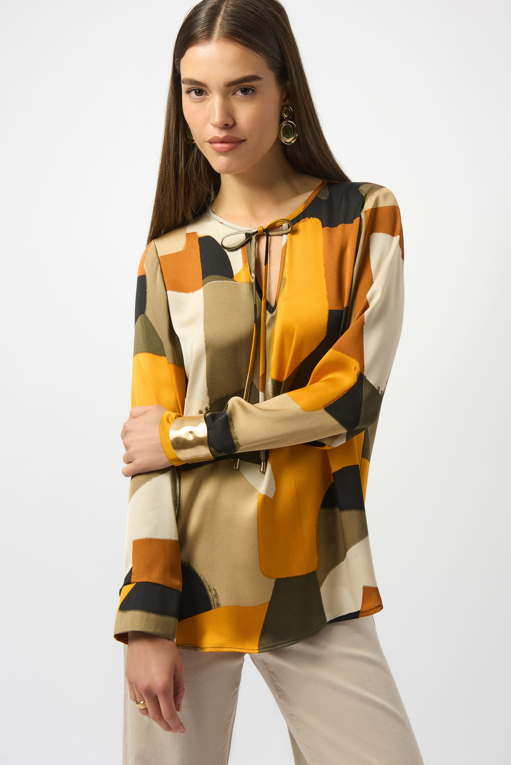 Blouses lange mouw multicolor Joseph Ribkoff