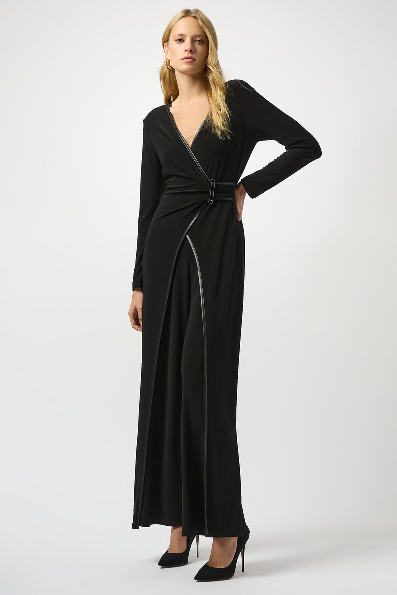 Jumpsuits lange mouw zwart Joseph Ribkoff