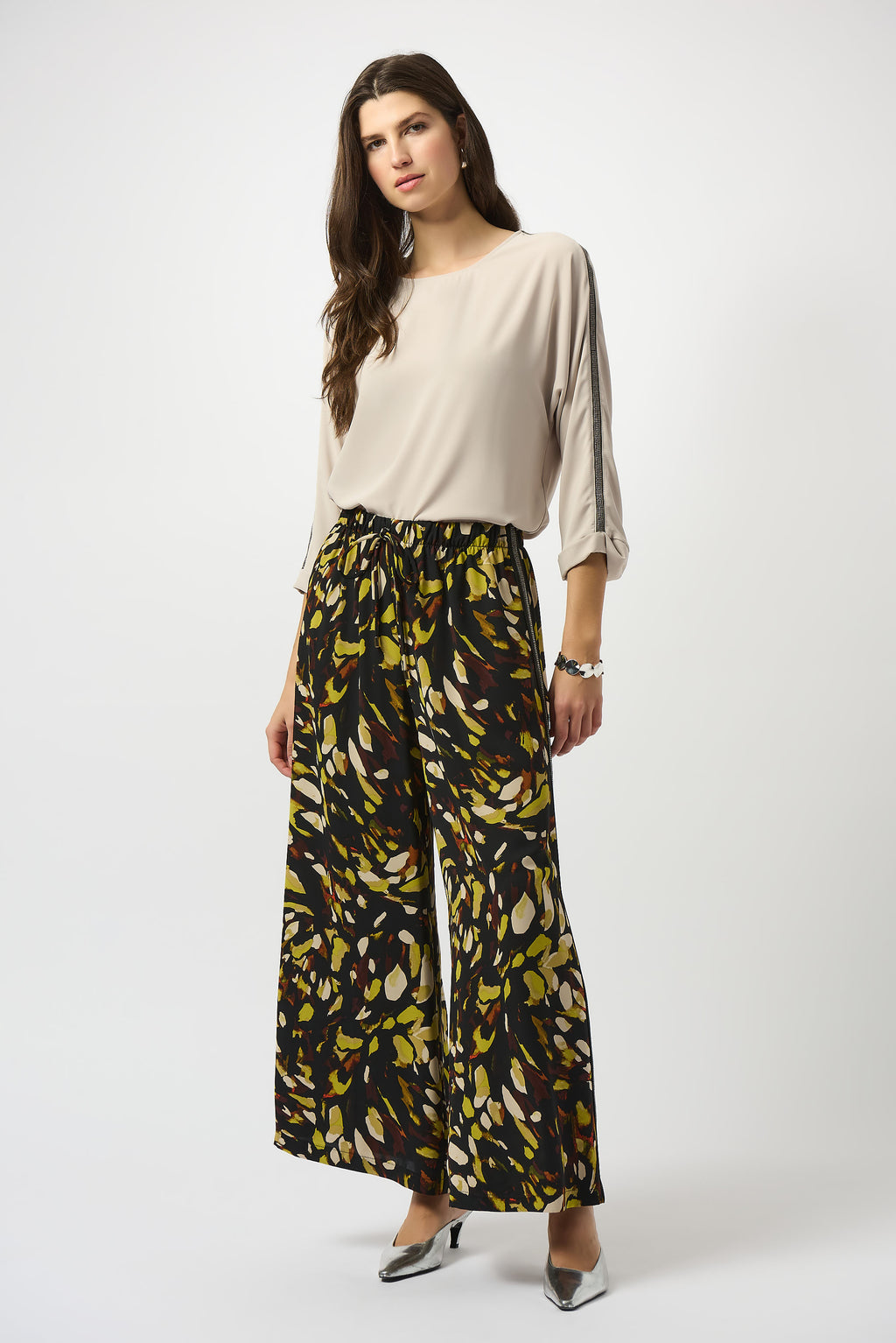 Blouses lange mouw beige Joseph Ribkoff