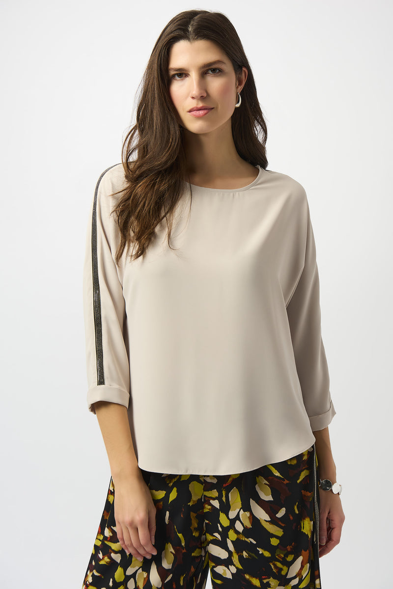 Blouses lange mouw beige Joseph Ribkoff