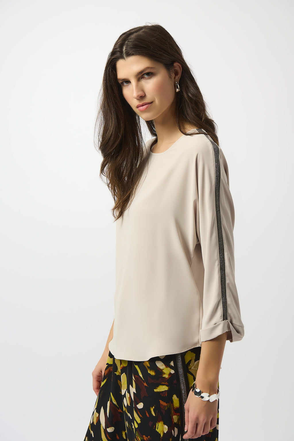 Blouses lange mouw beige Joseph Ribkoff