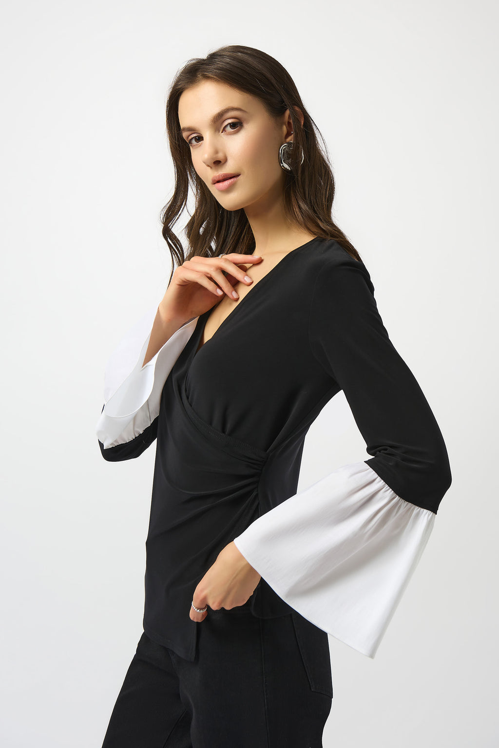 Blouses lange mouw zwart Joseph Ribkoff