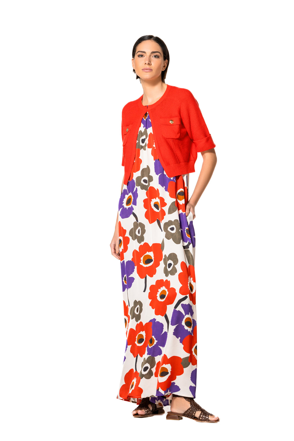 Jurken zonder mouw multicolor Caroline Biss