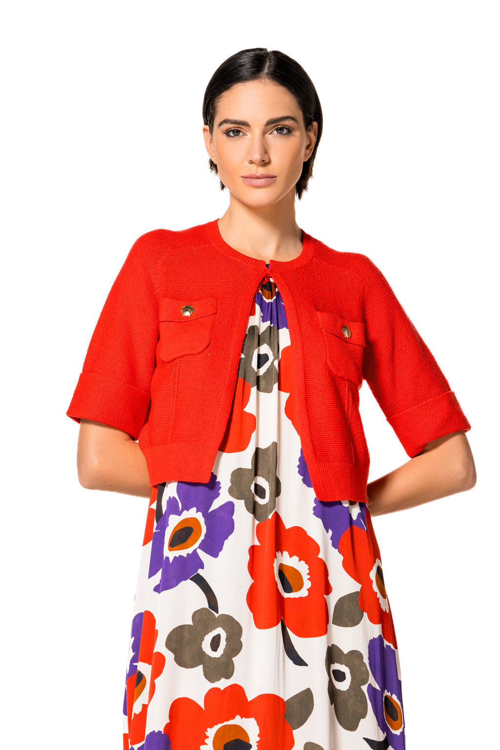 Jurken zonder mouw multicolor Caroline Biss