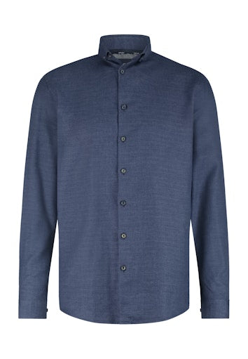 Hemden lange mouw blauw State of Art