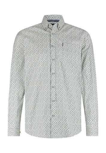 Hemden lange mouw blauw State of Art