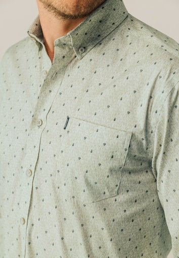 Hemden lange mouw groen State of Art