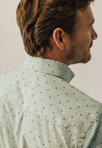 Hemden lange mouw groen State of Art