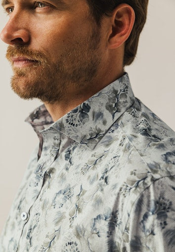 Hemden lange mouw groen State of Art