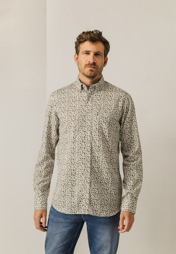 Hemden lange mouw grijs State of Art