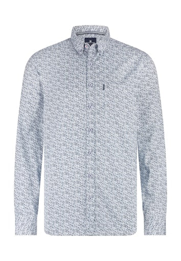 Hemden lange mouw blauw State of Art