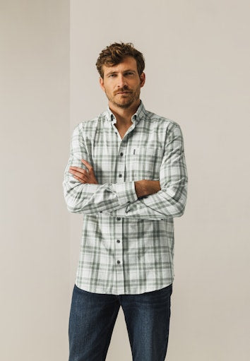 Hemden lange mouw grijs State of Art